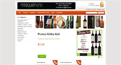 Desktop Screenshot of miraquienvino.com